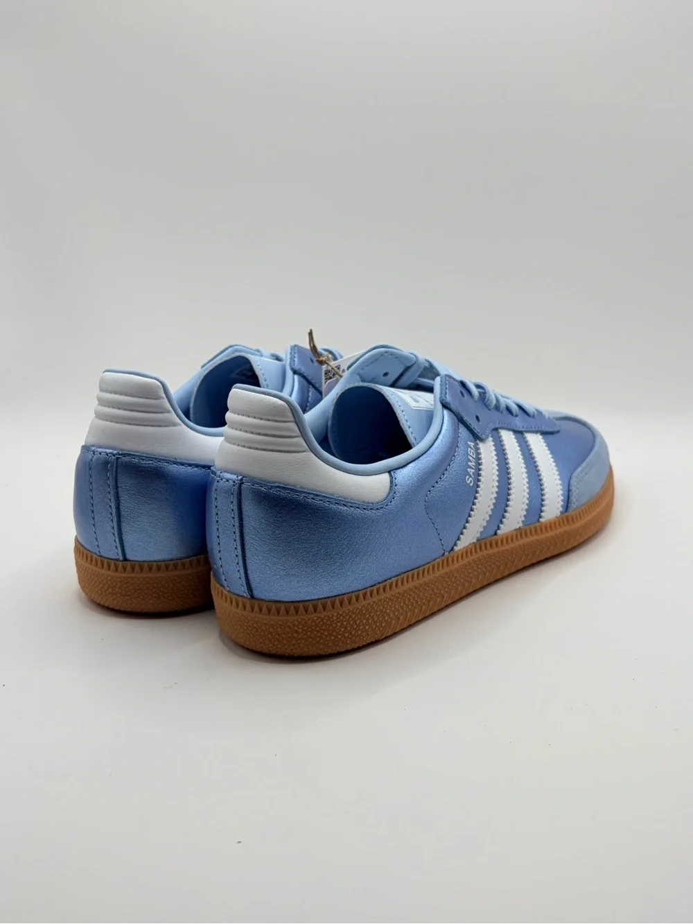 adidas Samba Kids Sneakers - Light Blue / White / Gum 6Y/7W